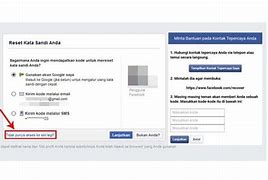 Cara Membuka Facebook Lupa Kata Sandi Nomor Hp Tidak Aktif Lewat Hp